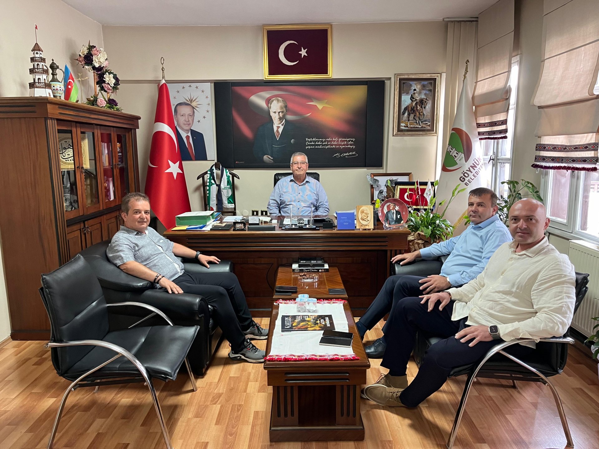 Göynük Belediye Başkanı ve Üyemiz Orallar Un ve Yem Ali Oral’a Ziyaret