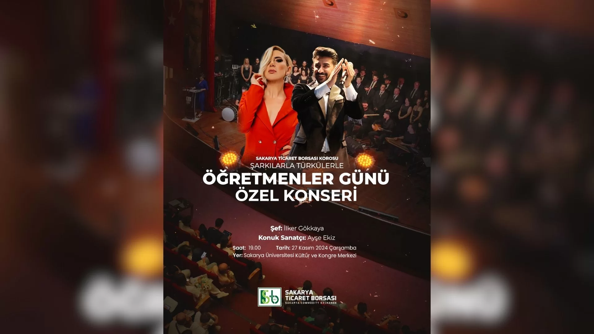 Sakarya Ticaret Borsası Korosu’ndan ‘Şarkılarla Türkülerle Öğretmenler Günü Özel Konseri’